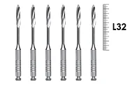 Largo RA 32мм №6 (6 шт), Dentsply Sirona - расширители прямых корневых каналов