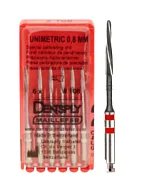 Unimetric калибровочный дриль №308 красн. 2 полосы (6 шт), Dentsply Sirona