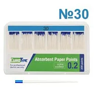 Штифты бумажные №30 (200 шт.), EuroType - абсорбирующие