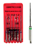 Unimetric пенетрационный дриль №210 зелен. 1 полоса (6 шт), Dentsply Sirona