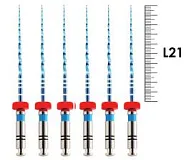 UltraFiles Blue (Heat Activation) 21мм .02 №30 (6 шт), Еврофайл - машинные файлы, никель-титан
