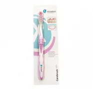 Carebrush® white - зубная щетка с эффектом отбеливания, бело-розовая
