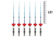 UltraFiles Blue (Heat Activation) 21мм .02 №15 (6 шт), Еврофайл - машинные файлы, никель-титан