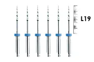FlexMaster NiTi Introfile 19мм .11 №22 (6 шт), VDW - машинные файлы для расширения устья, никель-титан / Флекс Мастер Тейпер