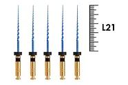 T-Flex 21мм .04 №40 (5 шт), Еврофайл - машинные файлы, никель-титан