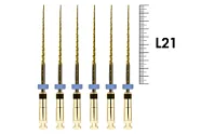 2Shape 21мм .04 F40 №40 (5 шт), MICRO-MEGA - машинные файлы, инструменты эндодонтические ротационные