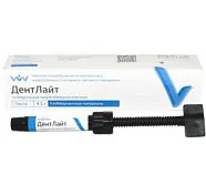 Дентлайт-цветокорректор охра (паста шприц 1 мл) (ВладМиВа)