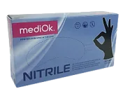 Перчатки нитриловые MediOk черные L 100 шт (50 пар) 