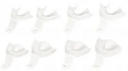 Ложки слепочные детская Orthobaby, поликарбонтаные, без перфорации без бортиков, автоклавируемые - (1 х 8шт.)