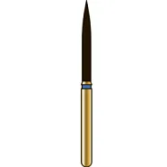 G864 пламевидный, длина 12 мм, ISO 014, хвостовик FG ISO 314, зернистость 105, синее кольцо (5 шт.), Diatech - бор алмазный