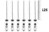 H-Files Dentsply Sirona 25мм №15 (6 шт) - ручные файлы, каналорасширители