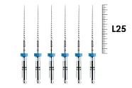 FlexMaster NiTi 25мм .02 №15 (6 шт), VDW - машинные файлы, никель-титан / Флекс Мастер Тейпер