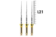 ProTaper Next 21мм X5 (3 шт), Dentsply Sirona - машинные файлы, NiTi, с переменной конусностью, стерильные, черные