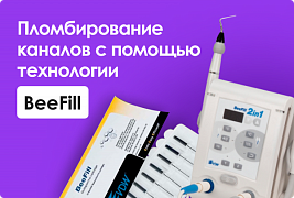 Пломбирование каналов с помощью технологии BeeFill