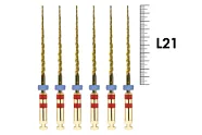 2Shape 21мм .06 TS2 №25 (5 шт), MICRO-MEGA - машинные файлы, инструменты эндодонтические ротационные