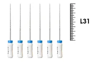 K-Reamer 31мм №15 (6 шт), Dentsply Sirona - ручные файлы, каналорасширители, нержавеющая сталь