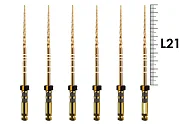 ProTaper Gold 21мм F4 (6 шт), Dentsply Sirona - машинные файлы, стерильные, черные