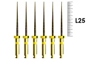 E-Flex Gold 25мм, .06, N20 (6 шт), Eighteeth - машинные файлы