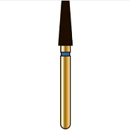 G846 конический с плоским торцом, длина 7 мм, ISO 023, хвостовик FG ISO 314, зернистость 105, синее кольцо (5 шт.), Diatech - бор алмазный