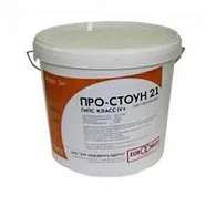 Гипс IV+ класса Pro Stone 21 цвет персиковый, ведро  3 кг