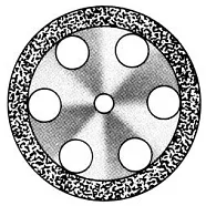 Disc 911/190 (200) (0,55 mm) двусторонний край отверстия