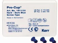 Полировочные чашечки Pro-Cup мягкие Screw-Type, голубые (винтообразные), 30 шт