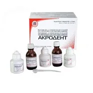 Акродент-м-л д/временных пластмассовых коронок. (3x20 г + 2x25 мл)