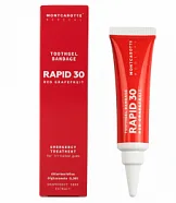 Зубной гель-бандаж Montcarotte Rapid 30 Красный грейпфрут, хлоргексидин 0,3%, 30 мл