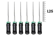 H-File Senseus 25мм №80 (6 шт), Dentsply Sirona - ручные файлы, каналорасширители, супергибкие, силиконовая ручка, стерильный блистер