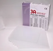 Пластины EV Gasket для изготовления ортодонтических шин, квадратные, Bleaching 080 (127*127*2,0мм) 12шт. 3A Medes (Корея)