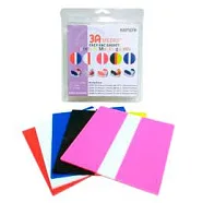 Пластины EV Gasket 3 Color Mouthguard для кап трехцветные, 3 мм, квадратные, мягкие (5 шт.)