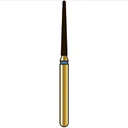 G856L конический с закругленным торцом удлиненный, длина 10 мм, ISO 012, хвостовик FG ISO 314, зернистость 105, синее кольцо (5 шт.), Diatech - бор алмазный