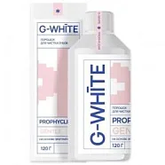 Порошок PROPHYCLEAR GENTLE PLUS для чистки зубов на основе эритритола 14 мк (120 г), G-WHITE