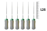 FlexoReamer Senseus 25мм №08 (6 шт), Dentsply Sirona - ручные файлы, гибкие, с эргономичной ручкой