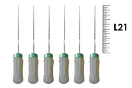 FlexoReamer Senseus 21мм №08 (6 шт), Dentsply Sirona - ручные файлы, гибкие, с эргономичной ручкой