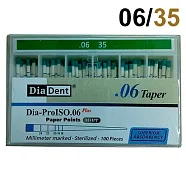 Абсорберы конусные 06 №35 (100шт.) DiaDent