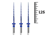 Blue Storm 25мм .02, N60 (3 шт), Sani - машинные файлы для первичной эндодонтии