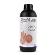 Фотополимер Harz Labs Dental Peach для LCD/DLP принтеров, бледно-оранжевый - (1л.)