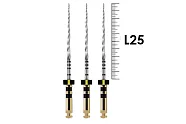ProTaper Next 25мм X4 (3 шт), Dentsply Sirona - машинные файлы, NiTi, с переменной конусностью, стерильные, черные