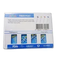 Штифты стекловолоконные FIBER POST №1, 1.2 мм (0,12) Прозрачный-Жёлтый (20шт.+ 4шт развертка)  Incidental