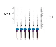 Mtwo 31мм, 04, N10 (6 шт), VDW - тейпер, WP 21