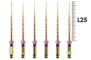ProTaper Gold 25мм S1 (6 шт), Dentsply Sirona - машинные файлы, стерильные, фиолетовые