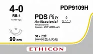 Ethicon PDS Plus (36 шт) - рассасывающийся шовный материал, PDP9109H