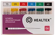 Абсорберы Healtex .06, ассорти 15-40 (102 шт.) - штифты бумажные абсорбирующие с маркировкой