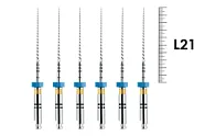 FlexMaster NiTi 21мм .02 №20 (6 шт), VDW - машинные файлы, никель-титан / Флекс Мастер Тейпер