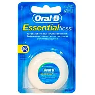 Зубная нить Oral-B Essential Floss вощеная (мятный вкус) 50 м