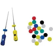 Endo-Stops 6 цветов (120 шт), DiaDent - аксессуары для эндодонтии, силиконовые стопперы