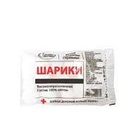 Стерильные ватные шарики медицинские (100 шт)