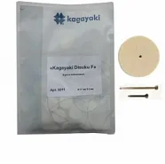 Круги войлочные Kagayaki Disuku F d17мм S 4мм (25шт. 2угл.держатель, 1прям.держатель)
