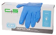 Перчатки нитриловые Clean+Safe EN1 XL Голубые (100шт) 